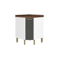 Balcão De Cozinha Bella Canto C- 1 Porta Grafite - Bertolini - 1