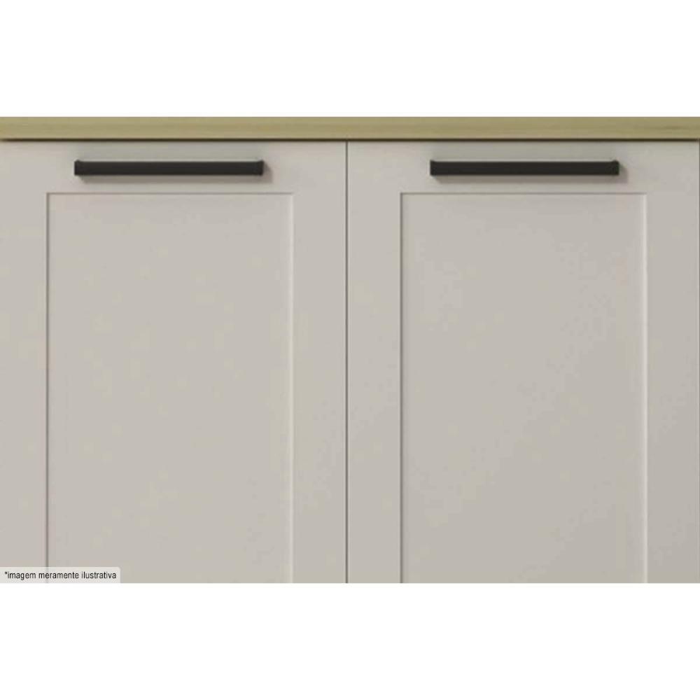 Balcão De Cozinha Cz-3301 S- Tampo C- 2 Portas 80cm Branco - Tecno Mobili - 4