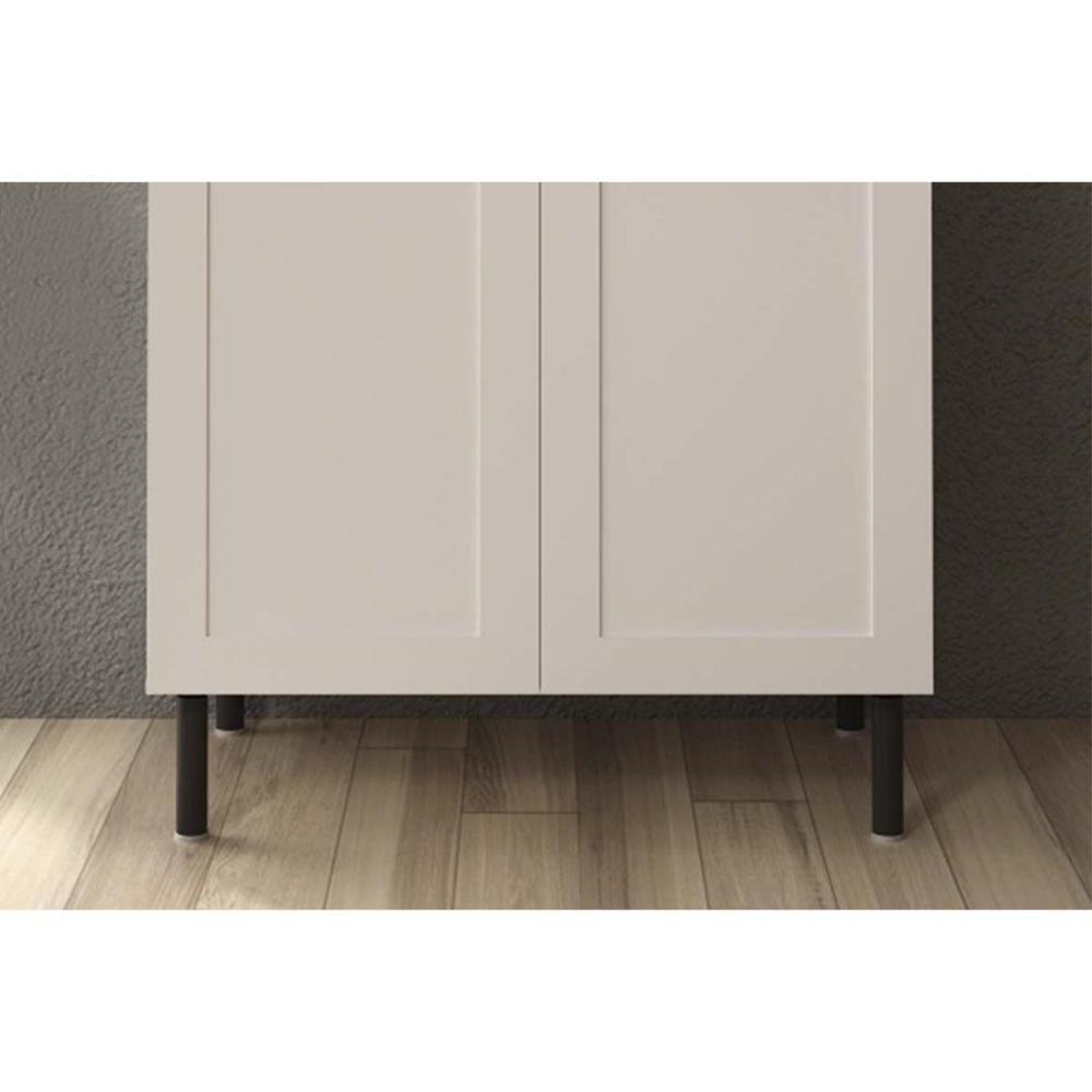 Balcão De Cozinha Cz-3301 S- Tampo C- 2 Portas 80cm Branco - Tecno Mobili - 6