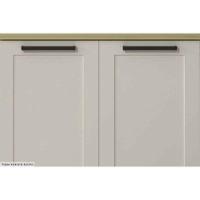 Balcão De Cozinha Cz-3301 S- Tampo C- 2 Portas 80cm Branco - Tecno Mobili