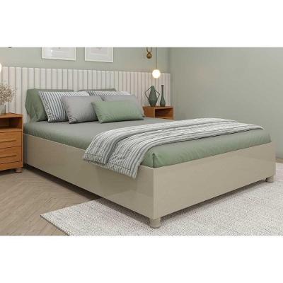 Cama De Casal Mônaco Off White - Tcil Móveis