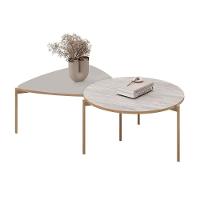 Mesa Centro Sala Iza E Bela Bali-quartzo - Dj Móveis - 1