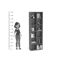 Estante Livreiro De Escritório Caracol C- 12 Nichos Branco - Politorno - 2