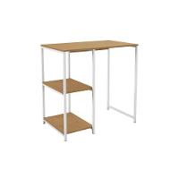 Bar De Sala Jantar Industrial Li044 C- 2 Prateleiras Canela-branco - Kappesberg - 1