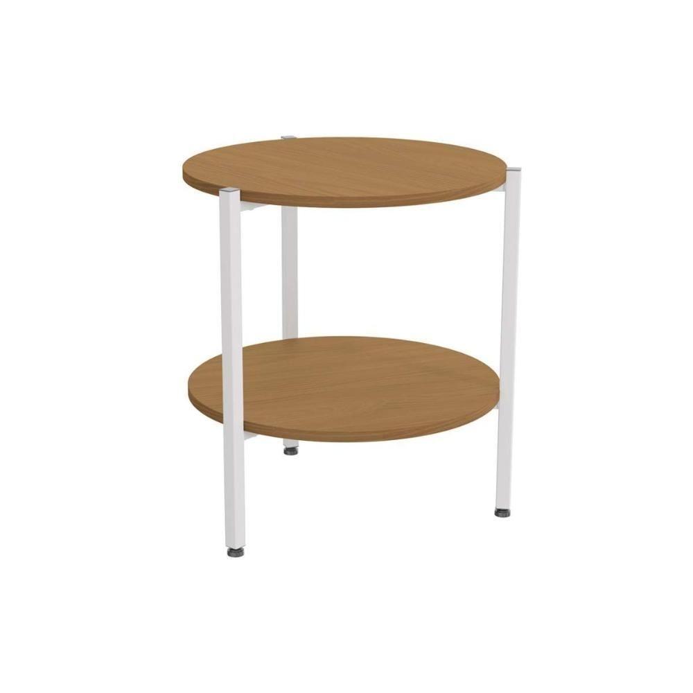 Mesa Centro Sala Industrial Li017 Canela-branco - Kappesberg - 1