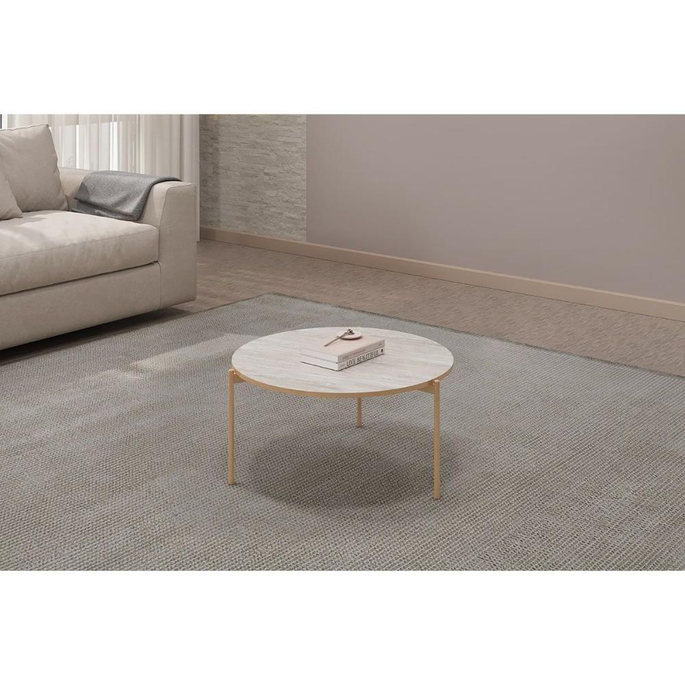 Mesa Centro Sala Bela Quartzo - Dj Móveis - 5