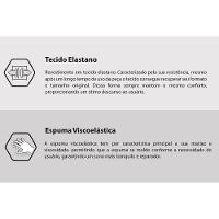 Travesseiro Viscoelástico Cervical 7593 (branco) - Herval - 2