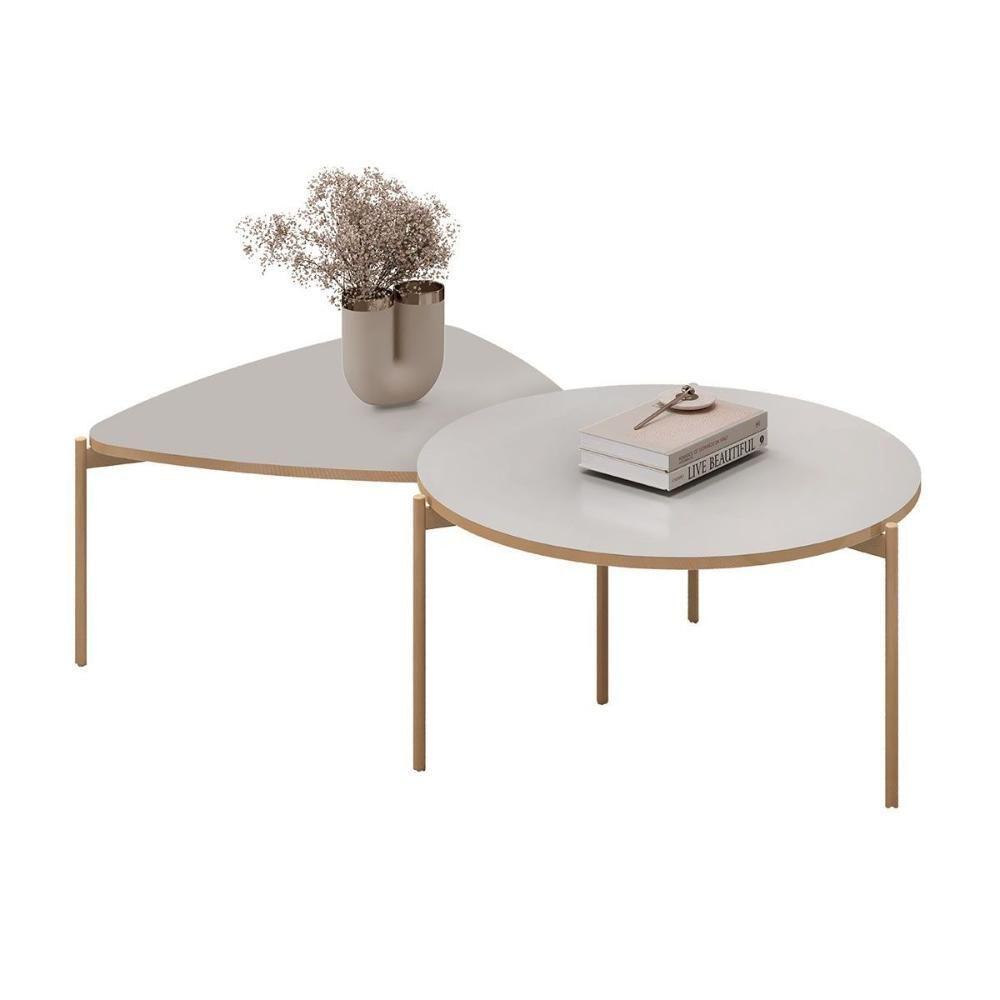 Mesa Centro Sala Iza E Bela Bali - Dj Móveis - 1