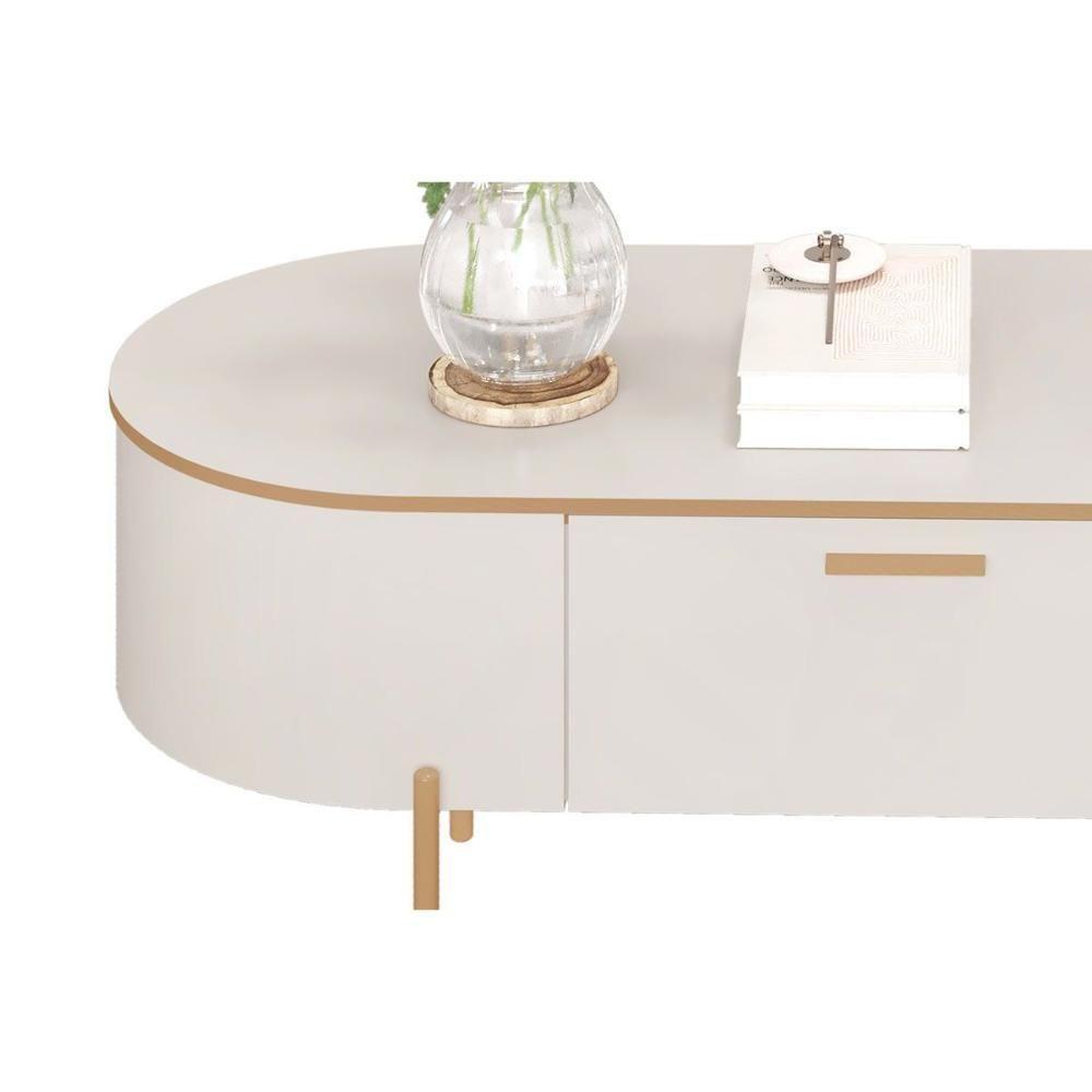 Mesa Centro Sala Celena Bali-quartzo - Dj Móveis - 5