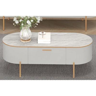 Mesa Centro Sala Celena Bali-quartzo - Dj Móveis