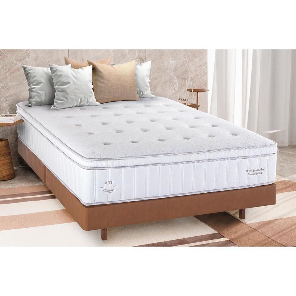 Colchão King Molas Ensacadas Masterpocket C1781 Pillow Top (193x203x38) - Herval - 9