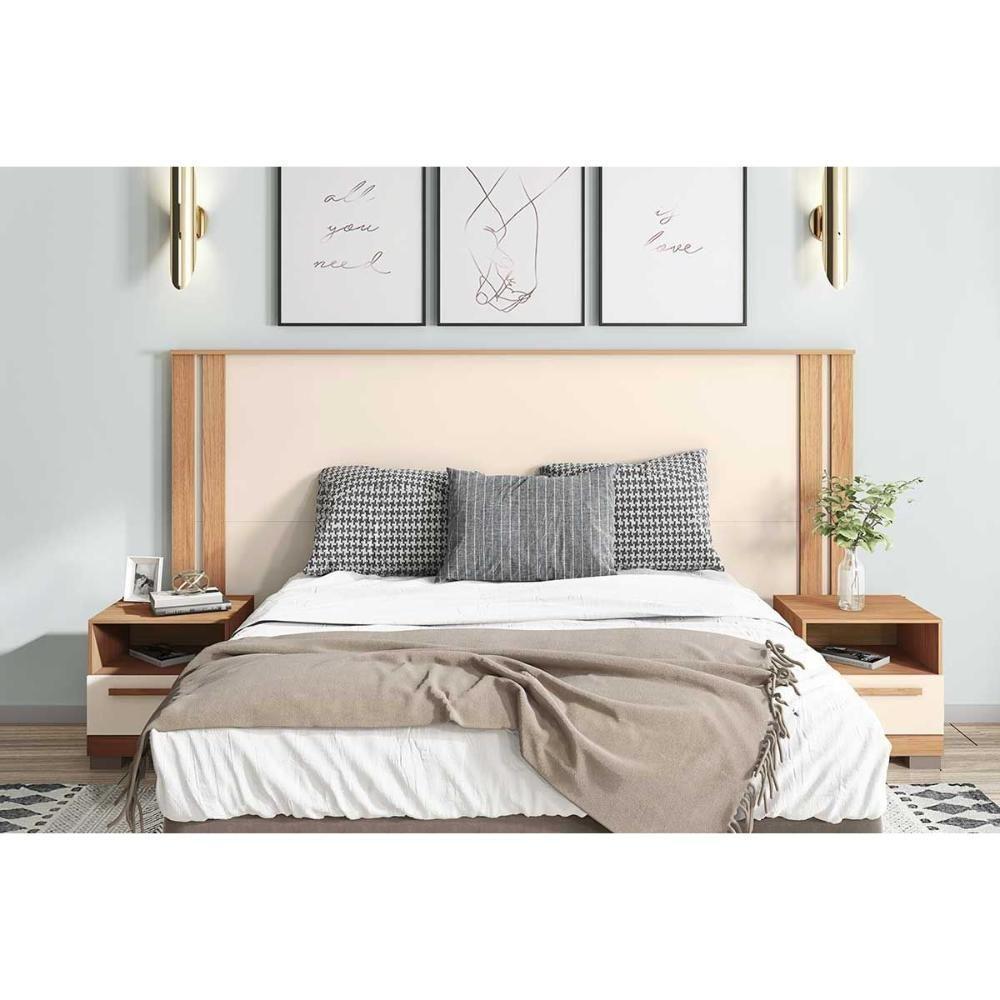 Cabeceira Cama Box Madeirado Casal-queen Eden Freijo-off White - Caemmun - 7