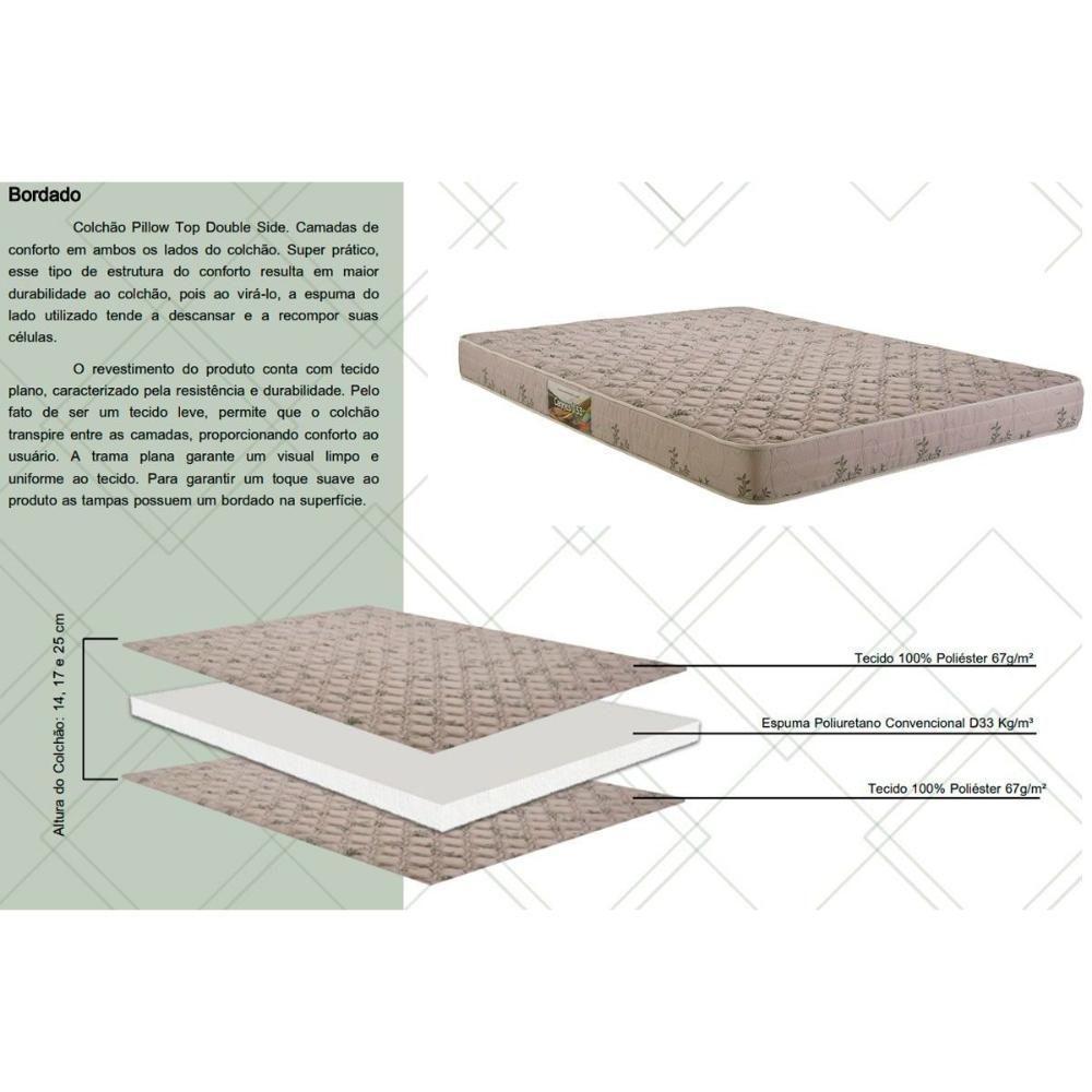 Colchão Casal Espuma D33 Cannes (138x188x17) - Herval - 3