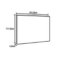 Cabeceira Cama Box Madeirado Casal-quenn édez Ph 1180 Carvalho Vermontt - Herval - 2