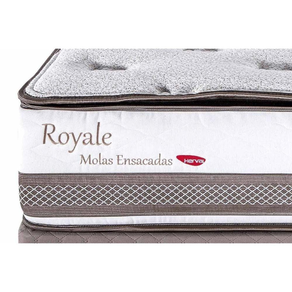 Colchão Casal Molas Ensacadas Masterpocket Royale Pillow Top (138x188x29) - Herval - 6