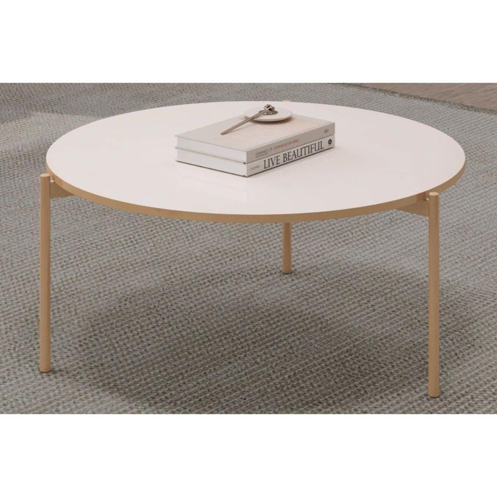 Mesa Centro Sala Bela Off White - Dj Móveis - 1