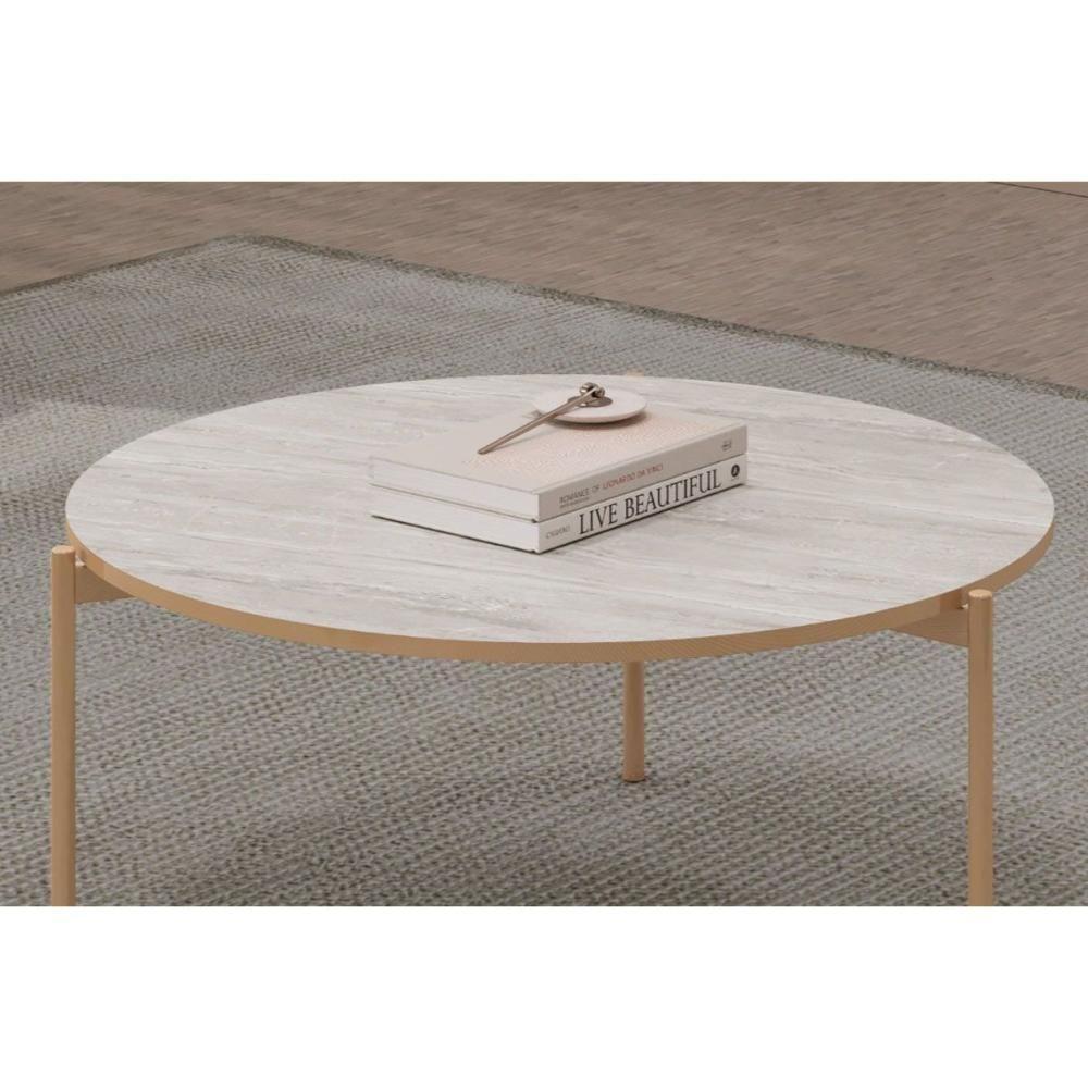 Mesa Centro Sala Bela Off White - Dj Móveis - 4