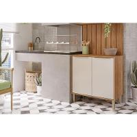 Balcão Cozinha P- Cooktop Divina C- 2 Portas 80cm Cinamomo-off White - Mgm - 5