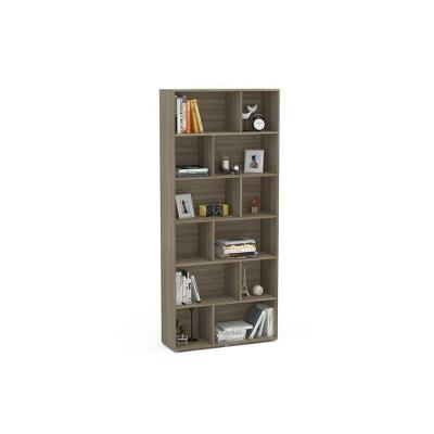 Estante De Livros Xangai Castanho - Politorno