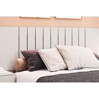 Painel Cama Box Madeirado Casal-quenn Genova C- 2 Mesas E 4 Gavetas Off White - Panan - 5