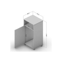 Bancada Multiuso P- área Serviço Balcão água C- 1 Porta 42cm Branco - Politorno - 2