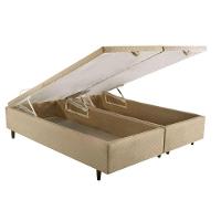Cama Box Baú Universal King Mh1439 Bordado Clean (193x203x35 (2 Uni 96x203)) - Herval - 1