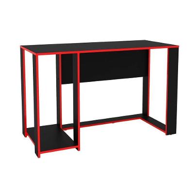 Mesa Computador Gamer Singapura Preto-vermelho - Politorno