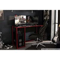 Mesa Computador Gamer Singapura Preto-vermelho - Politorno - 4