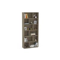 Estante Livreiro Solteiro Xangai Castanho - Politorno - 1