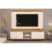 Estante P- Sala Até 75 Pol Nadine C- 4 Portas 220x605cm Bali-cedro - Dj Móveis - 1