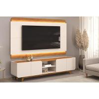 Estante P- Sala Até 75 Pol Nadine C- 4 Portas 220x605cm Bali-cedro - Dj Móveis - 6