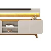 Estante P- Sala Até 75 Pol Nadine C- 4 Portas 220x605cm Bali-cedro - Dj Móveis - 10