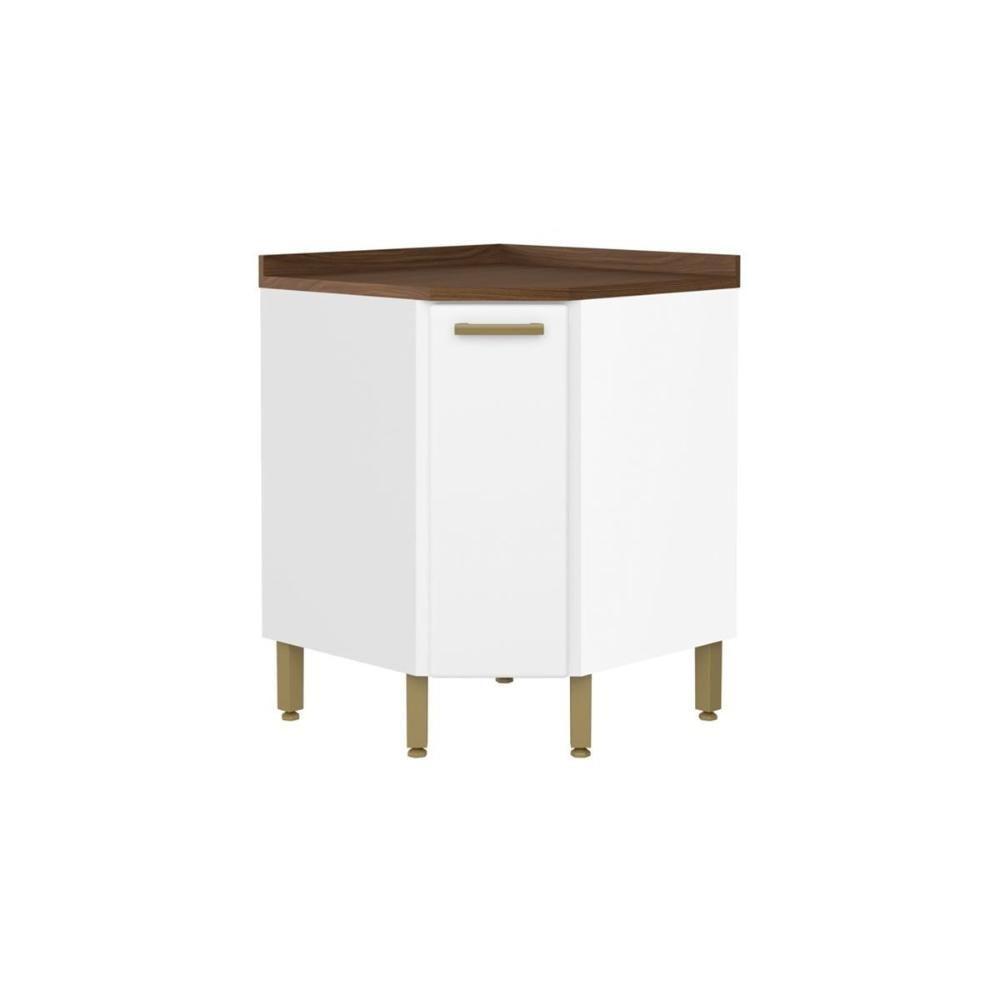 Balcão De Cozinha Modulado Bella Canto C- 1 Porta Branco - Bertolini - 1