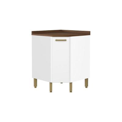 Balcão De Cozinha Modulado Bella Canto C- 1 Porta Branco - Bertolini