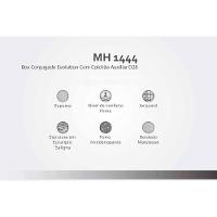 Cama Box Baú C- Auxiliar Universal Solteirao Mh1444 Milano Jacquard White (96x203x42) - Herval - 2