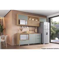 Balcão De Cozinha Modulado C- Tampo Marquesa C- 1 Gaveta E 1 Nicho P- Forno 80cm Branca-nature - Nesher - 6