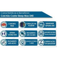 Colchão Solteirão Espuma D45 Sleep Max (96x203x15) - Castor - 2