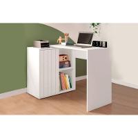 Mesa Escrivaninha Casal Tech C- 1 Porta De Correr Branco Fosco - Caemmun - 1