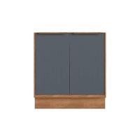 Balcão Cozinha P- Cooktop Versalis Ph 3040 C- 2 Portas S- Tampo 80cm Freijo-grafite - Herval