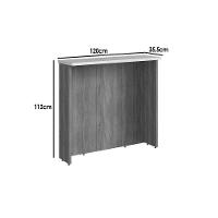 Bancada Ilha Cozinha Ph 3068 Versalis 120cm Freijo-grafito Chess - Herval - 3