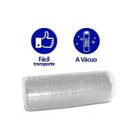 Colchão Casal Espuma Visco Gel A Vácuo Molas Ensacadas Pocket Comfort Double Face Bed In Box (138x188x25) - Castor