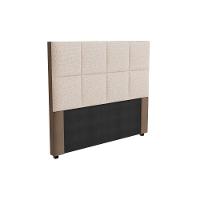 Cabeceira Cama Box Estofada Casal Cab011 - Linho Compose Capuccino - Kappesberg - 1