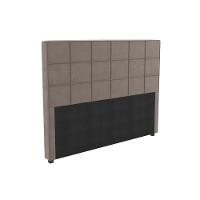 Cabeceira Cama Box Estofada Queen Cab009 Suede Cinza - Kappesberg - 1