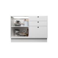 Balcão De Cozinha évora Ph 3117 C- 1 Porta E 3 Gavetas S- Tampo 120cm Verde - Herval - 3