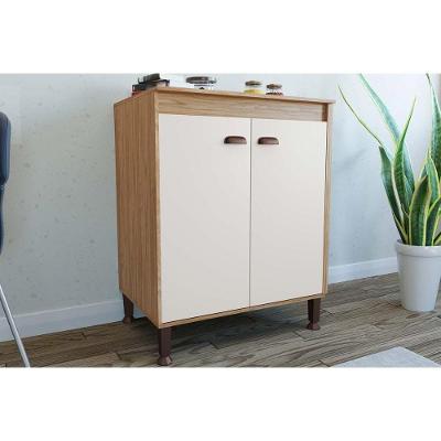 Balcão De Cozinha C- Tampo Torino C- 2 Portas 70cm Mel-off White - Movelbento