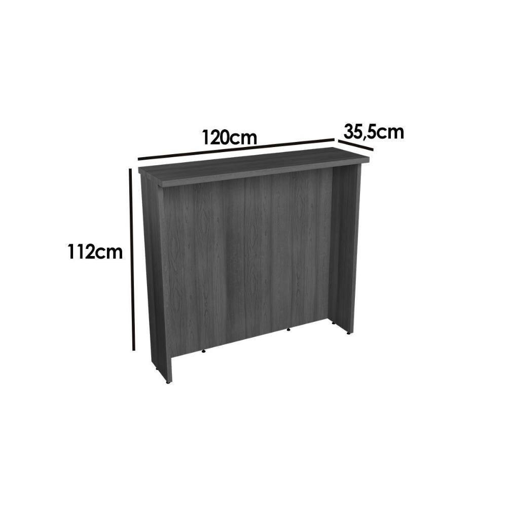 Bancada Ilha Cozinha Ph 3068 Denver 120cm Freijo Rocks - Herval - 3