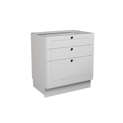 Balcão De Cozinha évora Ph 3120 C- 3 Gavetas E Divisor De Talheres S- Tampo 80cm Branco - Herval