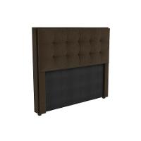 Cabeceira Cama Box Estofada Casal Cab010 - Boucle Chocolate - Kappesberg - 1