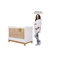 Berço Infantil Biscoito 2 Em 1 Off White-nature - Permóbili Baby - 3