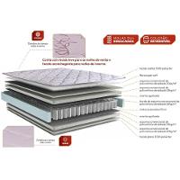 Colchão Solteiro Molas Ensacadas Masterpocket Inverno-verão Double Face Euro Pillow (88x188x32) - Kappesberg - 4